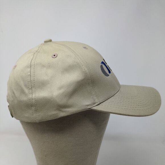 Collegiate USA Men's Strapback Hat United Rentals Tan Embroidered Logo W/Tags - Picture 7 of 11
